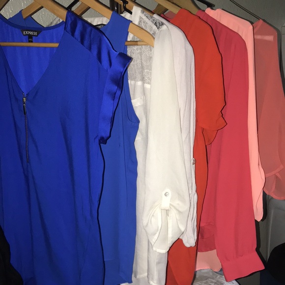 10 Shirts ~ Zara Express, Lush, Forever 21 - Picture 2 of 16